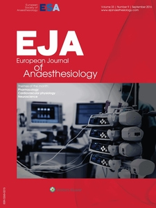 European Journal of Anaesthesiology. 34(12):792–796, DEC 2017
