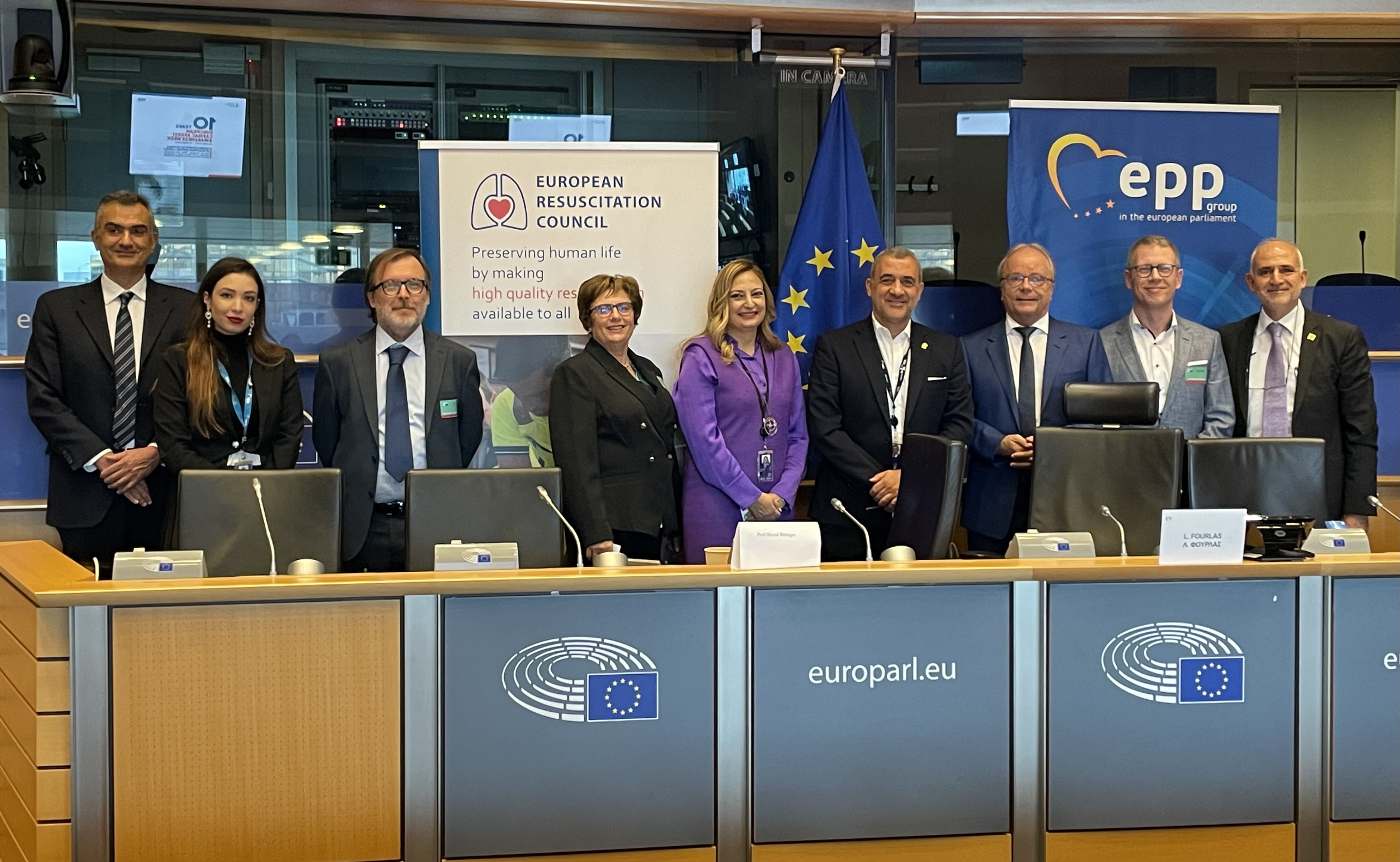 ERC celebrated the 10th anniversary of European Cardiac Arrest Awareness Week at the European Parliament.