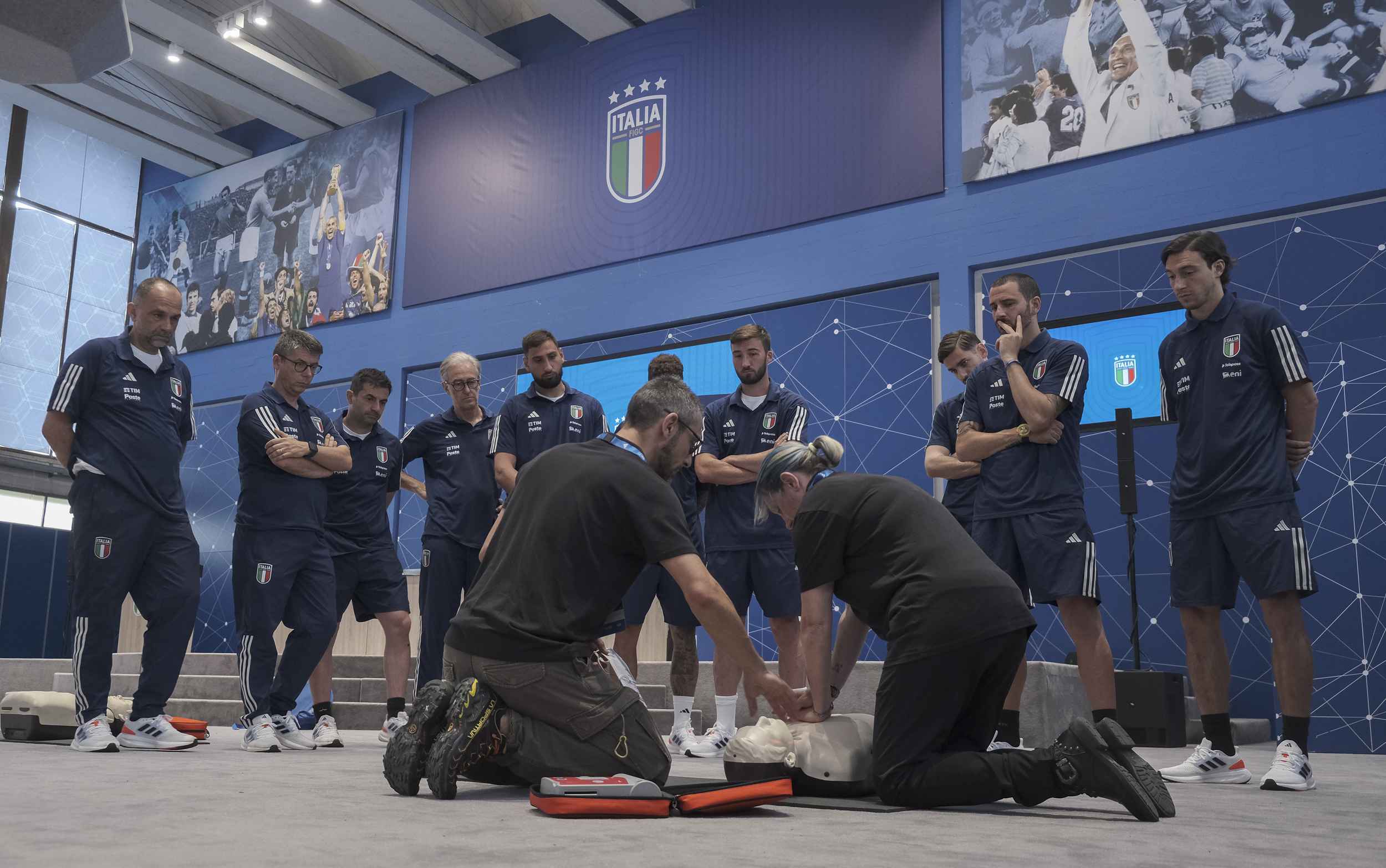 CPR Training with the Azzurri in Coverciano