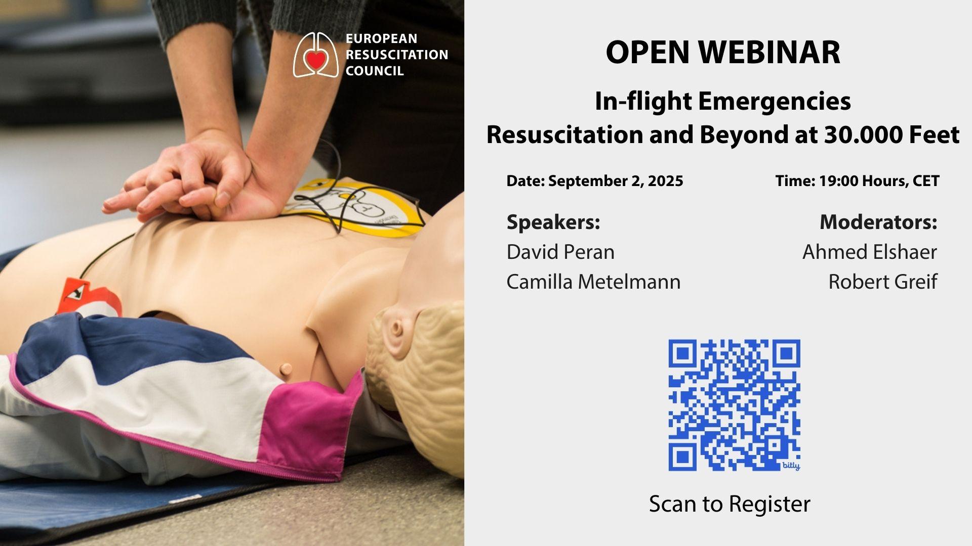 Open Webinar: In-flight Emergencies Resuscitation and Beyond at 30.000 Feet