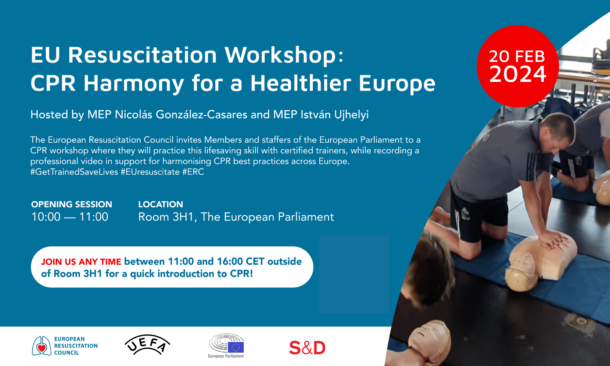 ERC Hosts “EU Resuscitate Workshop: CPR Harmony for a Healthier Europe”