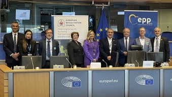 ERC Officials at Brussels Parliament with MEPs