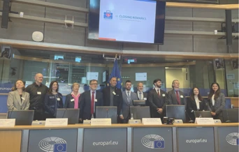 Team ERC with the Parliamentarians at EU Parliament, Brussels