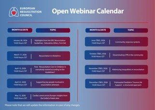 Open Webinar Calendar